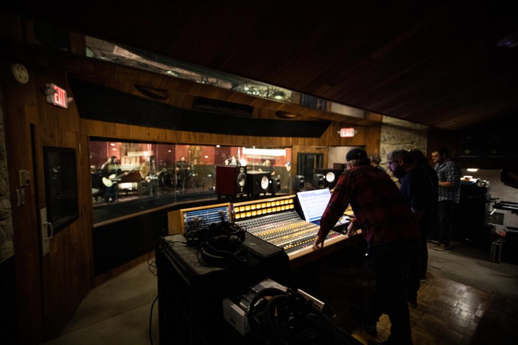 Blackberry Smoke in studio