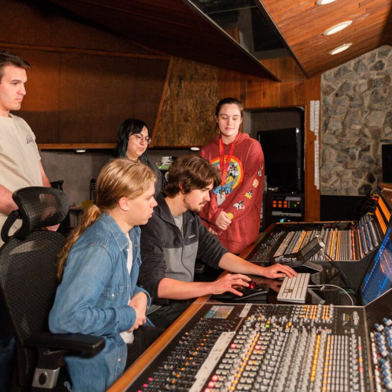 Students get hands-on experience learning at Capricorn Sound Studios