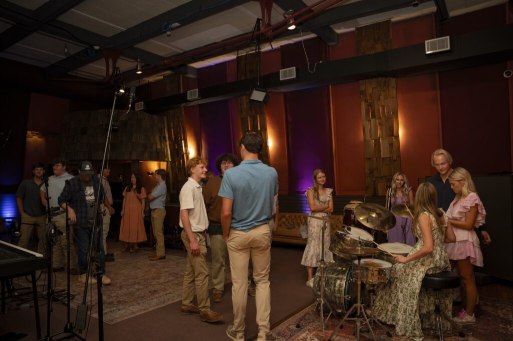 Westfield students tour the studios at Capricorn