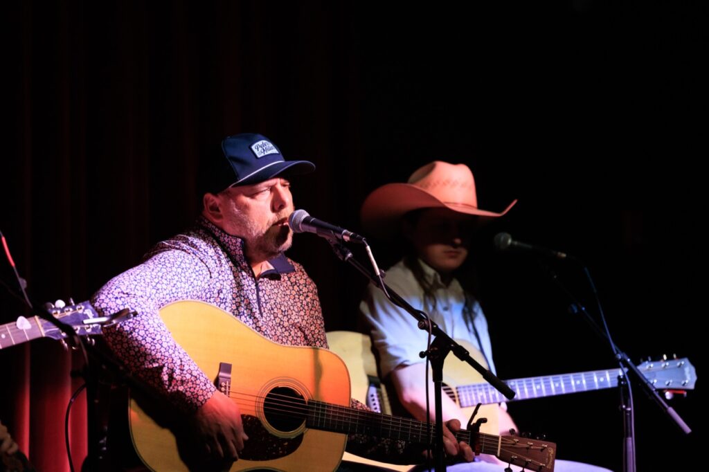 Musicians on stage at Capricorn