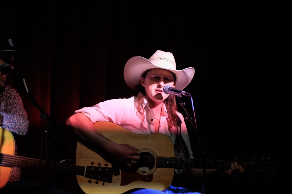 Musician on stage at Capricorn
