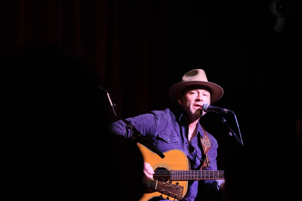 Adam Hood onstage at Capricorn