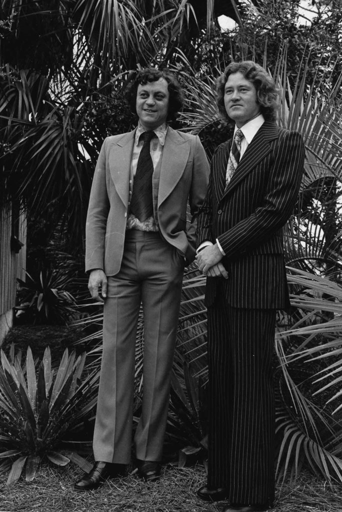 Frank Fenter and Phil Walden (Photo by Herb Kossover)