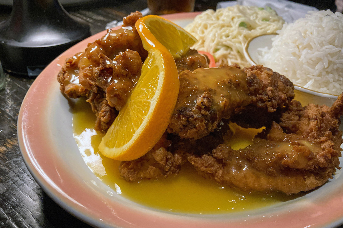 Lemon Chicken at Tokyo Alley