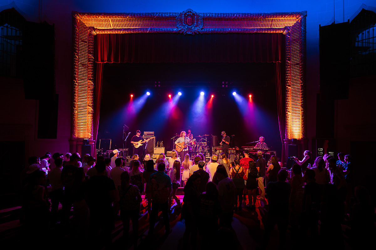 Band on stage